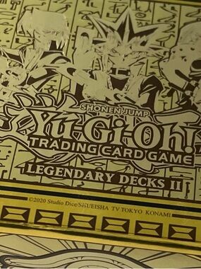 Yu-Gi-Oh! Legendary Decks III Collector Box - Gold/UNOPENED PACKS